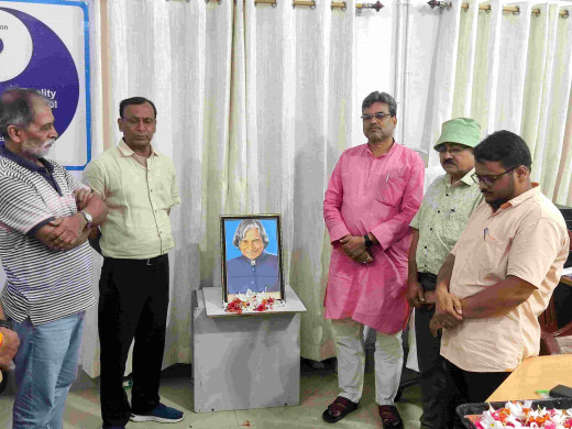 डॉ. एपीजे अब्दुल कलाम की पुण्य तिथि पर श्रद्धांजलि सभा आयोजित
